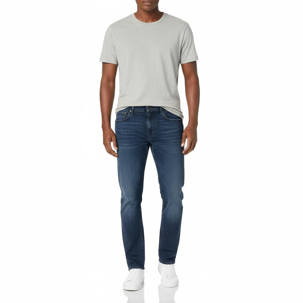7 For All Mankind Luxe Performance The Straight Jeans Size 36